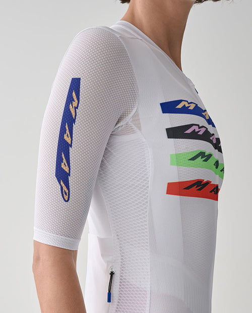 MAAP 車衣 EVADE X PRO AIR Jersey 3.0 White 短袖 女款 白
