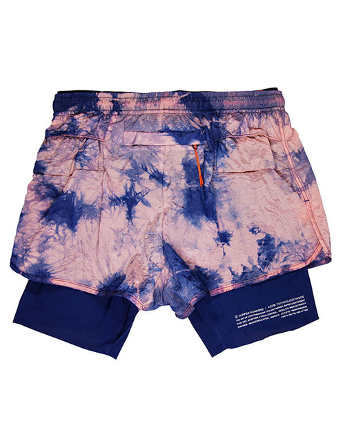 FLIPPOS 跑褲 FAITH TRAIL SHORTS 5”Tie-Dyed AERO® 粉