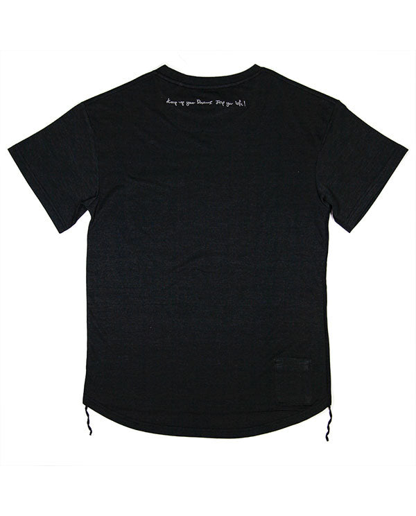 FLIPPOS 跑衣 FEATHERLITE MERINO TEE (Men)黑