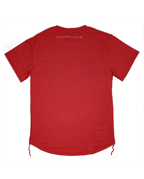 FLIPPOS 跑衣 FEATHERLITE MERINO TEE (Men)紅