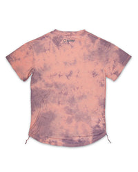 FLIPPOS 跑衣 FEATHERLITE MERINO TEE Tie-Dyed (Women)淺橘