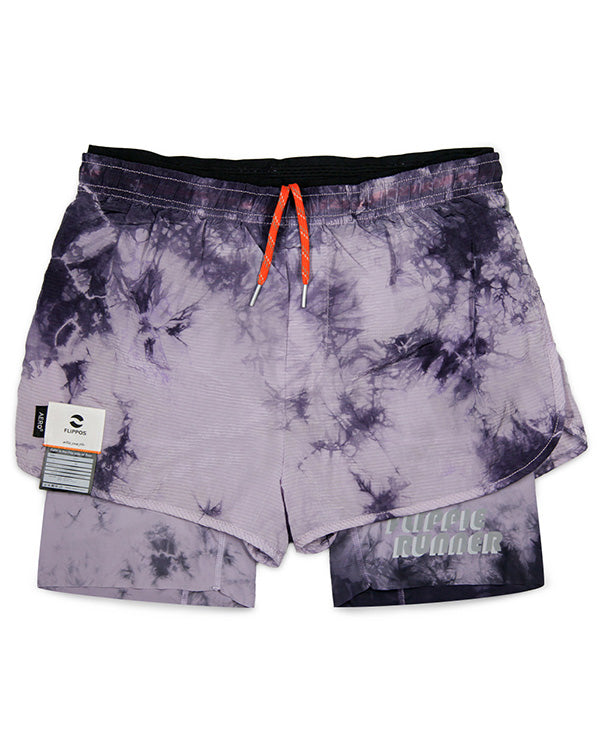 跑褲 FAITH TRAIL SHORTS 5” AERO® 紮染紫