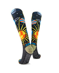 FLIPPOS壓力襪-Space Camp Night 小太空人復刻版 深灰