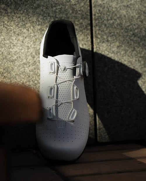 FABRO X FLR 單車硬底鞋 Letter WT White Rubber Sole 白