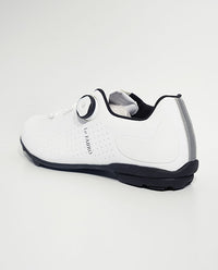 FLR 車鞋FABRO Letter WT White Rubber Sole 客製一級皮革 白