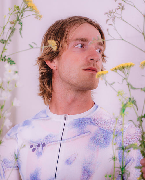 Pedla 車衣Floral Classic Jersey Diasy男款 白