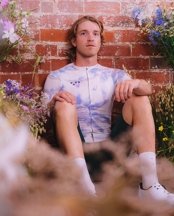 Pedla 車衣Floral Classic Jersey Diasy男款 白