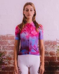 Pedla 車衣Floral Classic Jersey Cosmos Fade 女款 藍紅