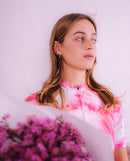 Pedla 車衣Floral Classic Jersey Cosmos Pink White 女款 粉白