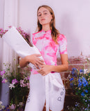 Pedla 車衣Floral Classic Jersey Cosmos Pink White 女款 粉白