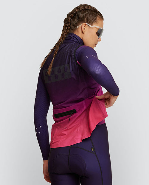 Pedla 防雨背心Pro Deflect Gilet-Flow State Plum 女款 漸層紫紅