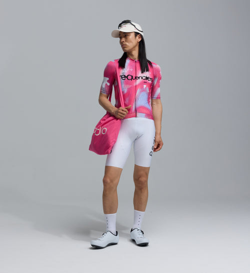 Pedla 車衣Frequencies Classic Jersey Fuchsia Noise 男款 紅