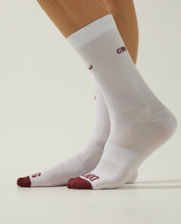Givelo 車襪G-SOCKS Red/White 白底紅字