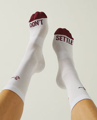 Givelo 車襪G-SOCKS Red/White 白底紅字