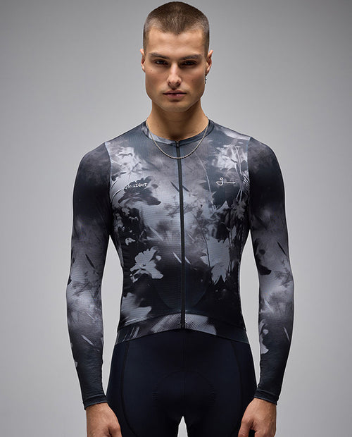 Givelo 車衣G90 LIGHT LS UNISEX BLOOM JERSEY BLACK 男女共版 黑