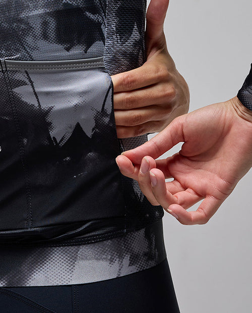 Givelo 車衣G90 LIGHT LS UNISEX BLOOM JERSEY BLACK 男女共版 黑