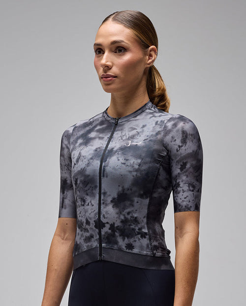 Givelo 車衣G90 LIGHT SS UNISEX BOTANIC JERSEY BLACK 男女共版 黑