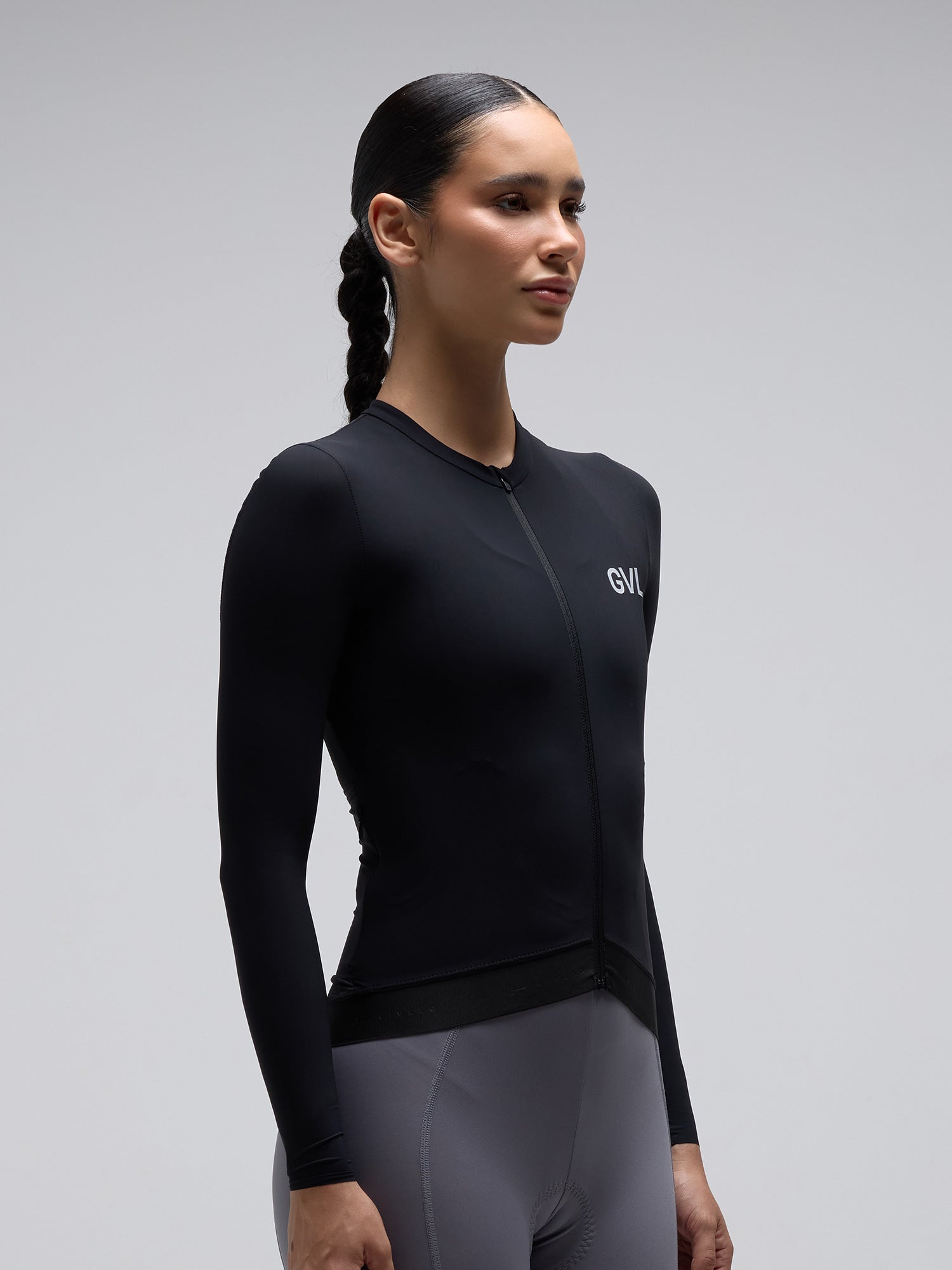 Givelo 薄長袖車衣 C.D.A. LS Jersey Black 男女共版 黑