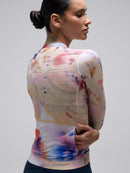 Givelo 薄長袖車衣 C.D.A. LS Jersey Phase 米黃染 - 男女共版