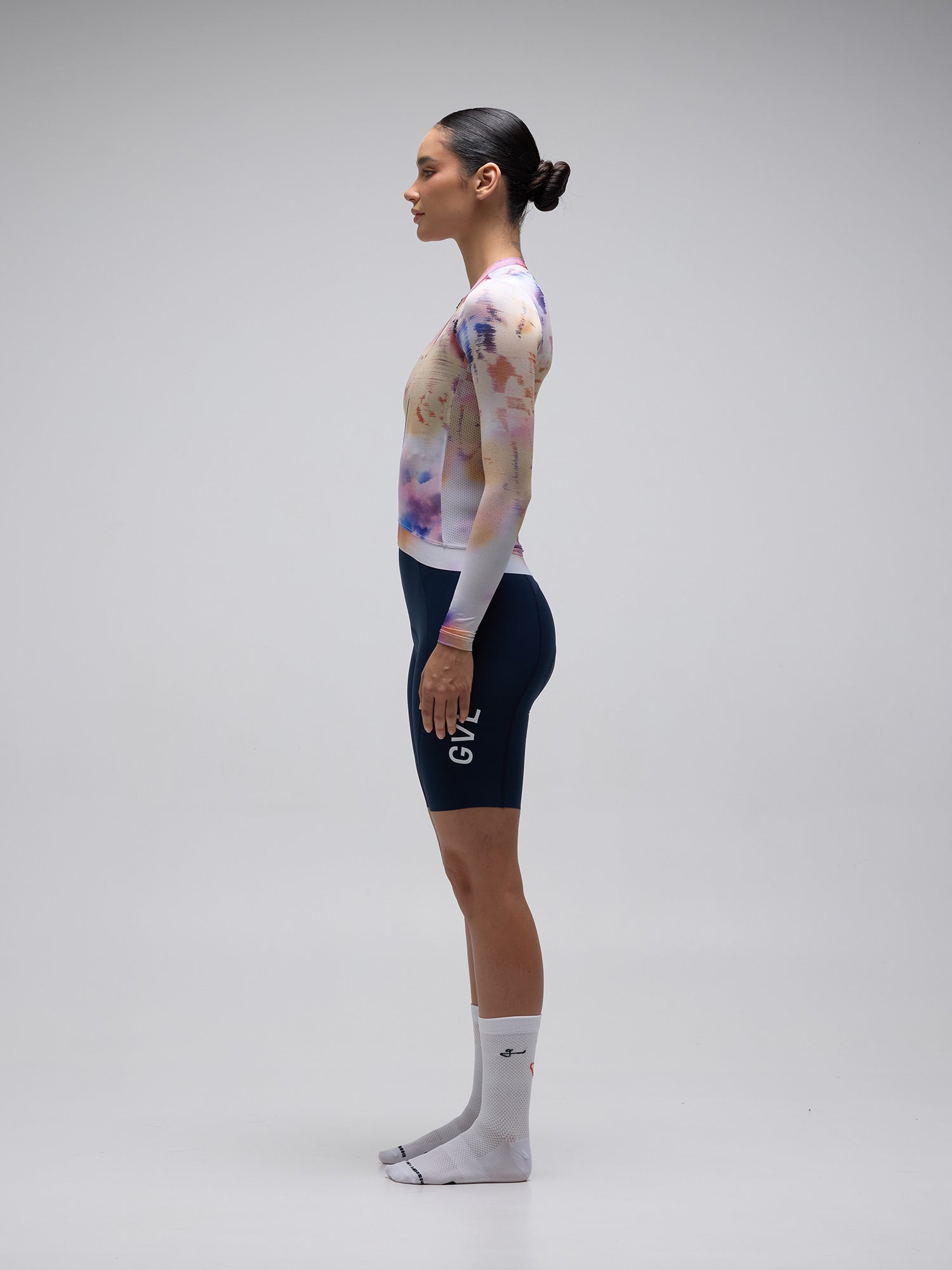 Givelo 薄長袖車衣 C.D.A. LS Jersey Phase 米黃染 - 男女共版