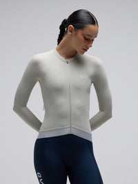 Givelo 薄長袖車衣 C.D.A. LS Jersey Stone 灰石 - 男女共版