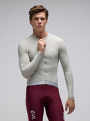 Givelo 薄長袖車衣 C.D.A. LS Jersey Stone 灰石 - 男女共版