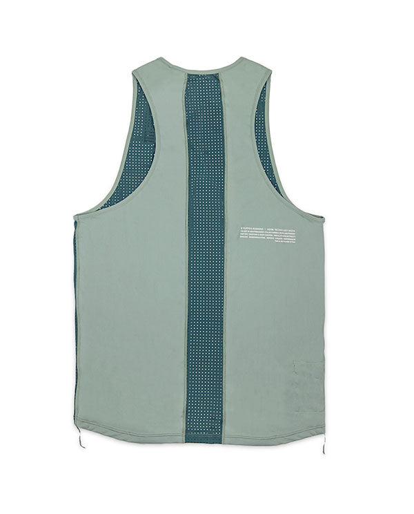 FLIPPOS 跑衣 FLIPPIES SINGLET AERO® (Men)波綠併接