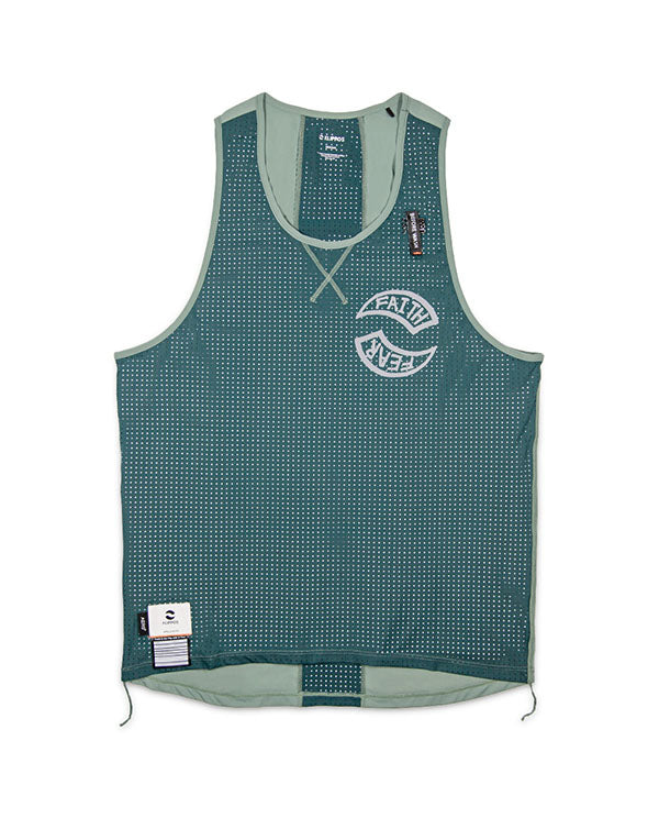 FLIPPOS 跑衣 FLIPPIES SINGLET AERO® (Women)波綠併接