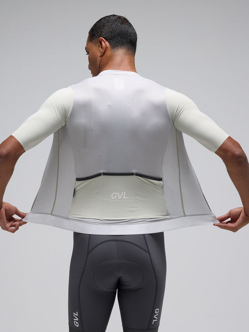 Givelo 車衣 Modern Classic Unisex Graphene Jersey Fossil 男女共版 金屬白