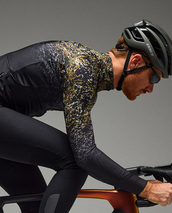 Q36.5 車衣Gregarius Hybrid Alpi Camo Long Sleeve Jersey Black 長袖 男款 黑