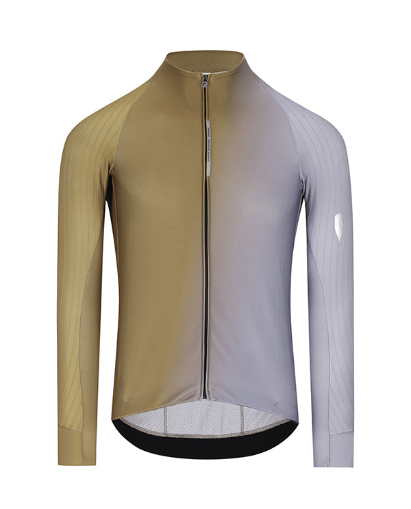 Q36.5 車衣 Gregarius Hybrid Big Fade Long Sleeve Jersey Drab Green 長袖 男款 灰綠