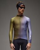 Q36.5 車衣 Gregarius Hybrid Big Fade Long Sleeve Jersey Drab Green 長袖 男款 灰綠