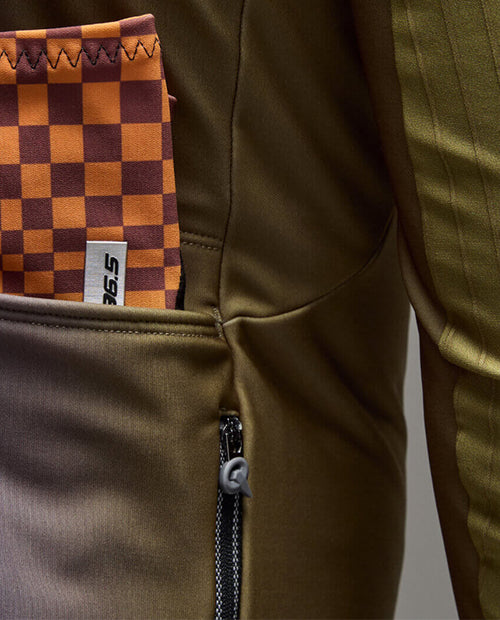 Q36.5 車衣 Gregarius Hybrid Big Fade Long Sleeve Jersey Drab Green 長袖 男款 灰綠