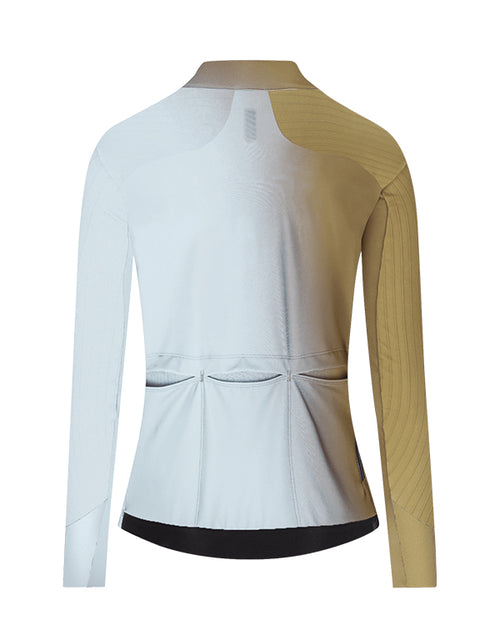 Q36.5 車衣 Gregarius Hybrid Big Fade Long Sleeve Jersey Drab Green 長袖 女款 灰綠