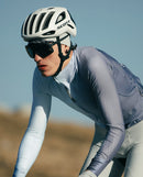 Q36.5 車衣 Gregarius Hybrid Big Fade Long Sleeve Jersey Grisaille Blue 長袖 男款 灰紫