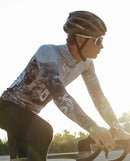 Q36.5 車衣Gregarius Hybrid Fresco Long Sleeve Jersey 男款 潑墨灰