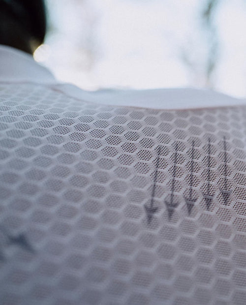 Q36.5 薄長袖車衣Gregarius Hybrid Light Aeroflow LS Jersey Ice Grey 男款 白灰