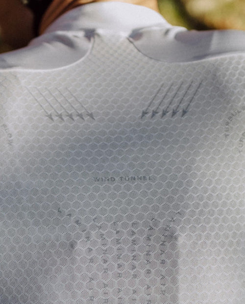 Q36.5 薄長袖車衣Gregarius Hybrid Light Aeroflow LS Jersey Ice Grey 男款 白灰