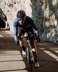 Q36.5 薄長袖車衣Gregarius Hybrid Light Aeroflow LS Jersey Navy Blue 男款 藍