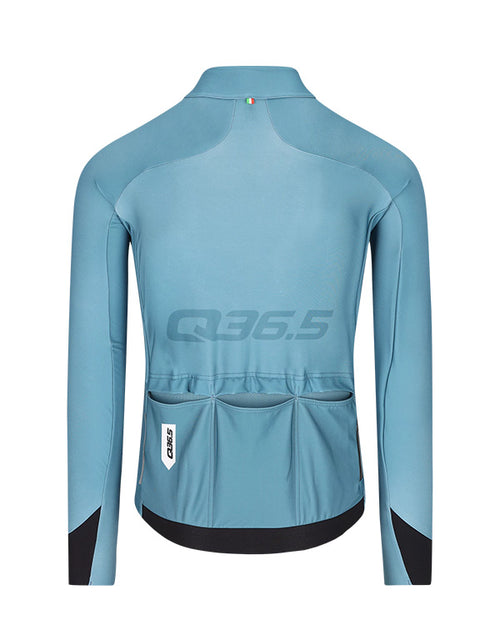Q36.5 車衣Gregarius Hybrid Signature LS Jersey Cerulean Blue 長袖 男款 蔚藍