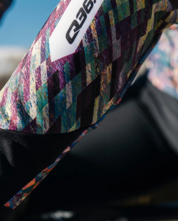 Q36.5 車衣Gregarius Hybrid Thermomap LS Jersey Thermo Green 長袖 男款 藍綠