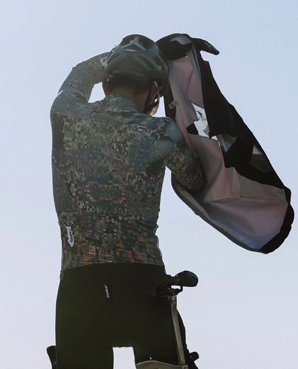 Q36.5 車衣Gregarius Hybrid Thermomap LS Jersey Thermo Green 長袖 男款 藍綠