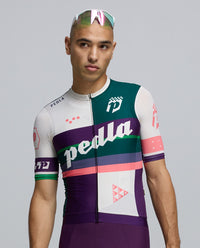Pedla 車衣 Heritage Classic Jersey Multi 男款 白藍綠