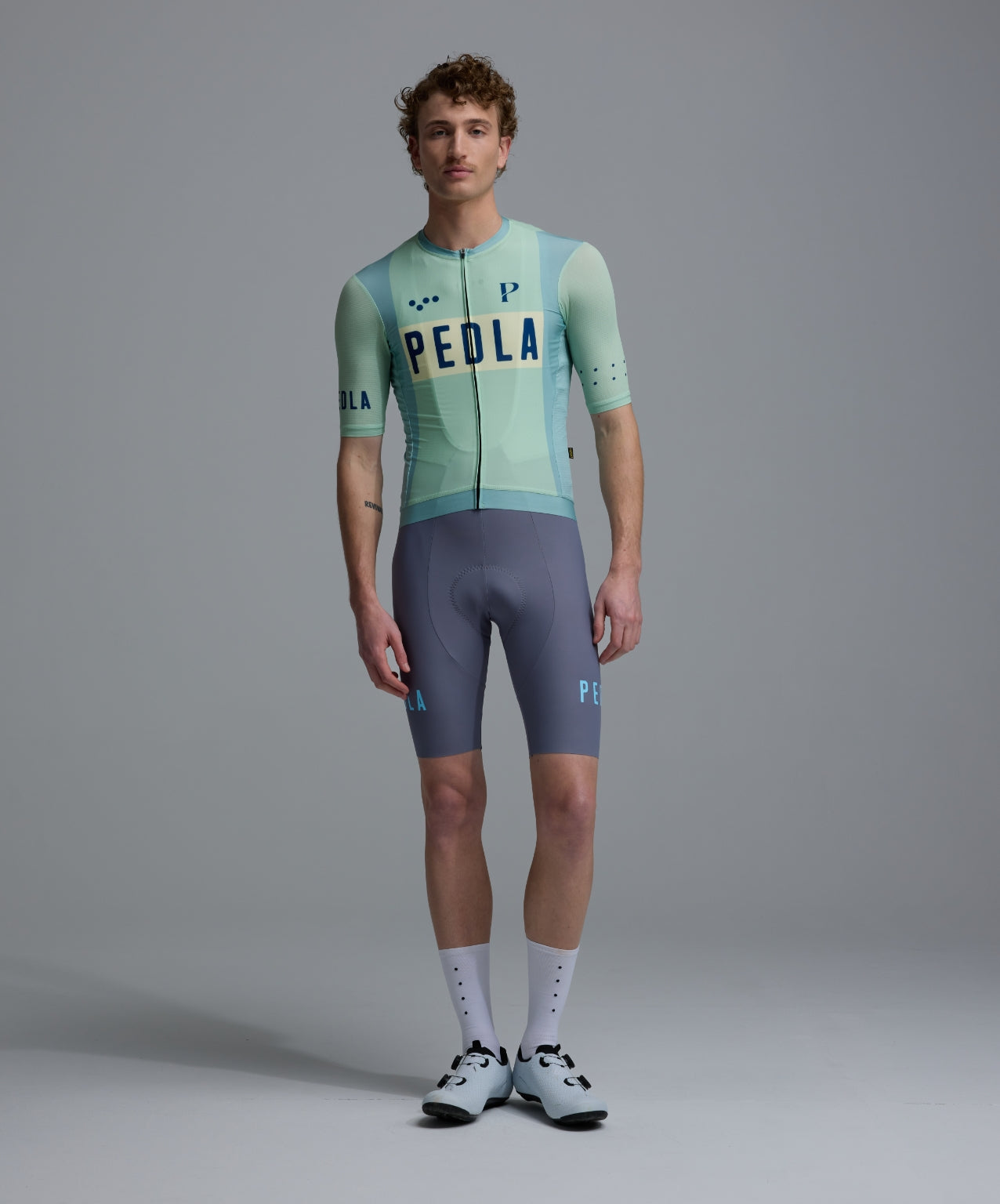 Pedla 車衣 Heritage Classic Jersey Vintage Mist 男款 復古薄荷綠