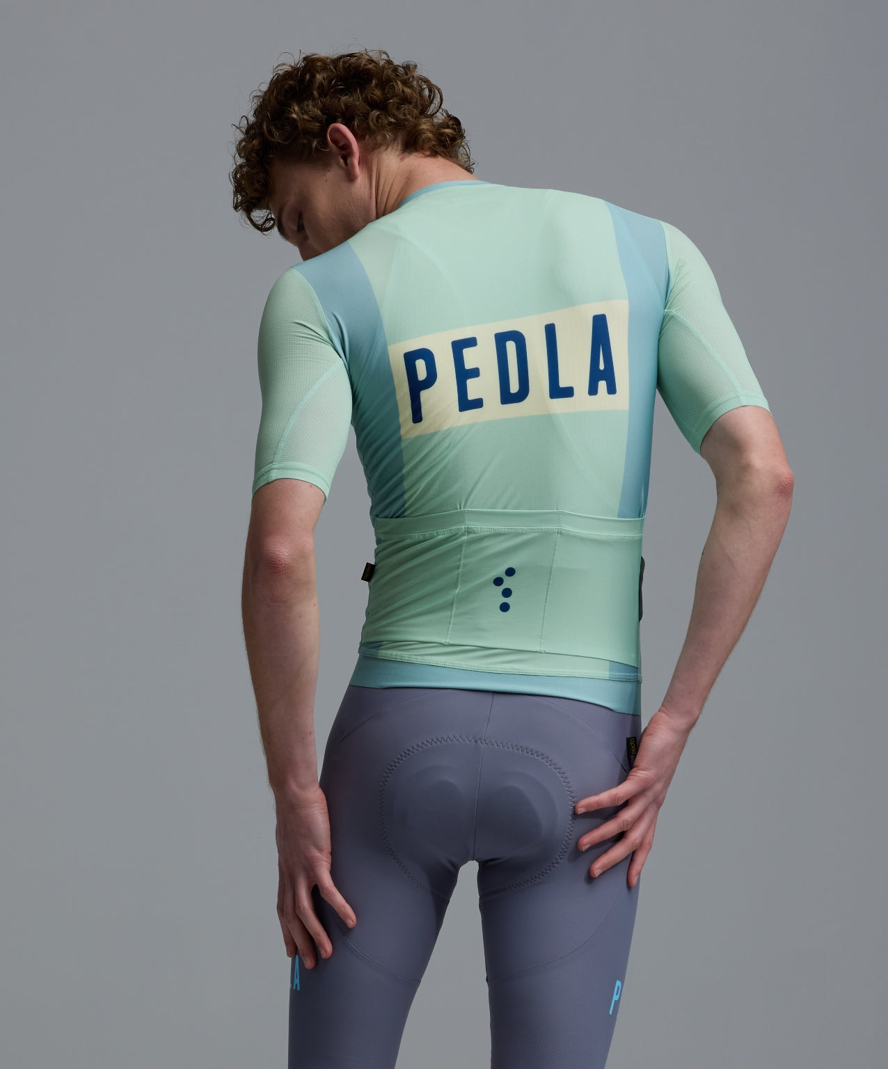 Pedla 車衣 Heritage Classic Jersey Vintage Mist 男款 復古薄荷綠