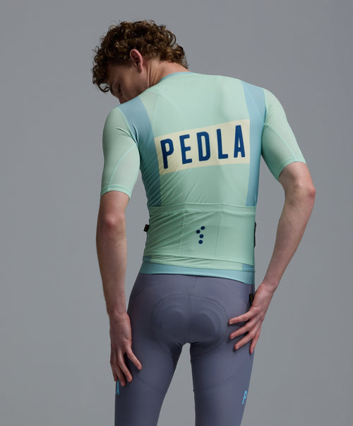 Pedla 車衣 Heritage Classic Jersey Vintage Mist 男款 復古薄荷綠