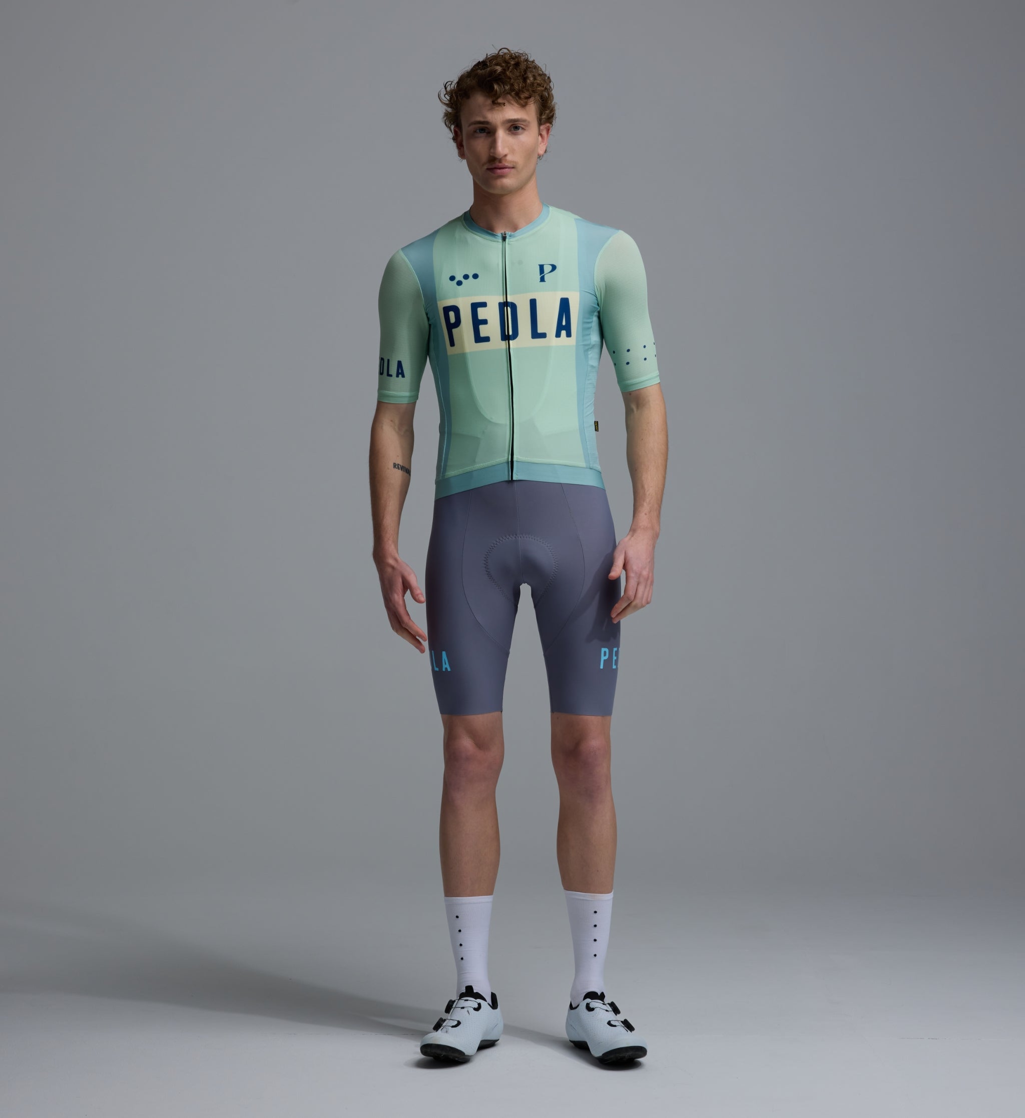 Pedla 車衣 Heritage Classic Jersey Vintage Mist 男款 復古薄荷綠