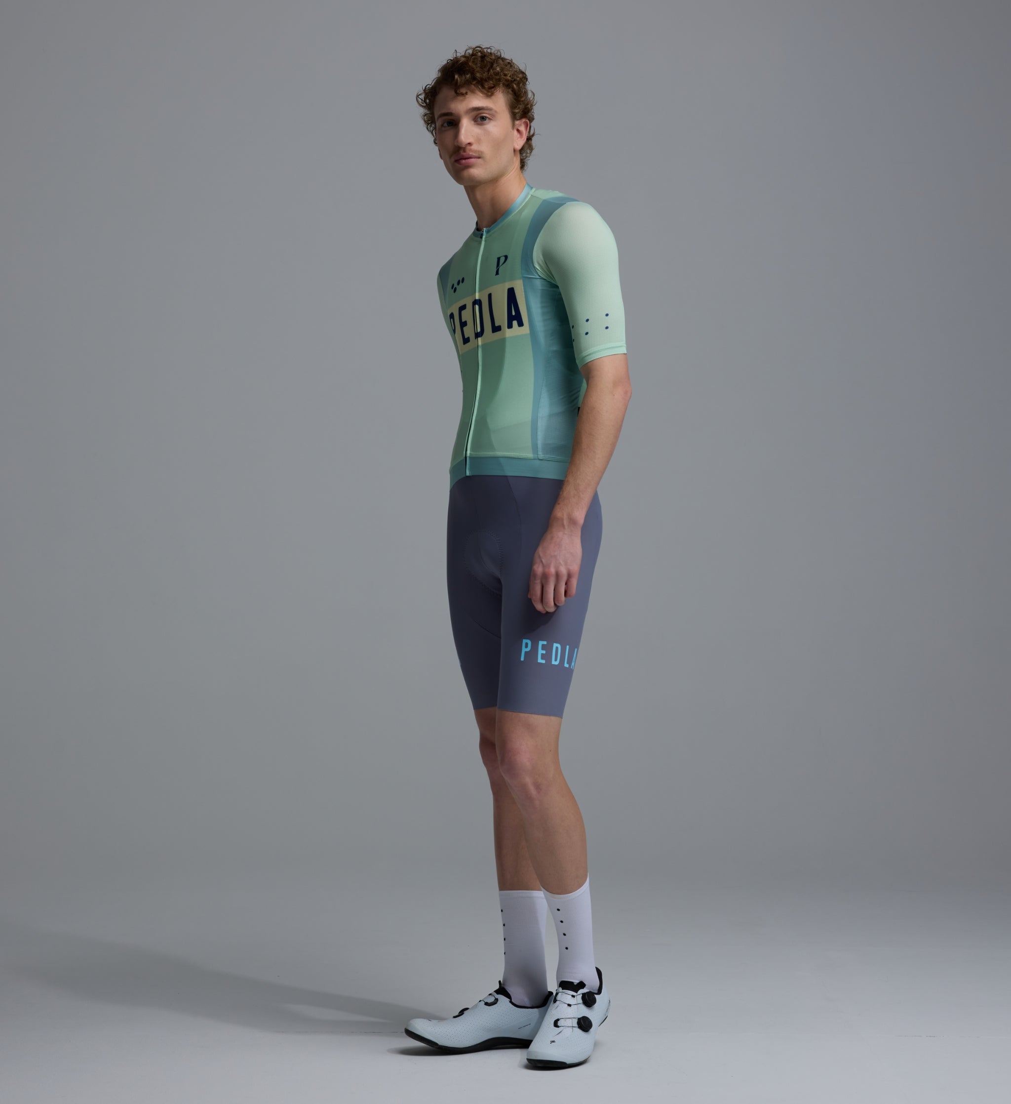 Pedla 車衣 Heritage Classic Jersey Vintage Mist 男款 復古薄荷綠