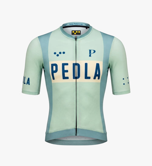 Pedla 車衣 Heritage Classic Jersey Vintage Mist 男款 復古薄荷綠