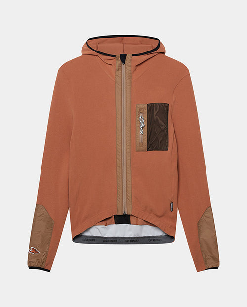 Café du Cycliste 車衣Audax Ingrid LS Jersey V2 Cashew 長袖 男款 腰果棕